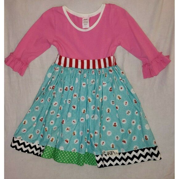 KPea Fox Mushroom Dress 6 - Picture 1 of 4